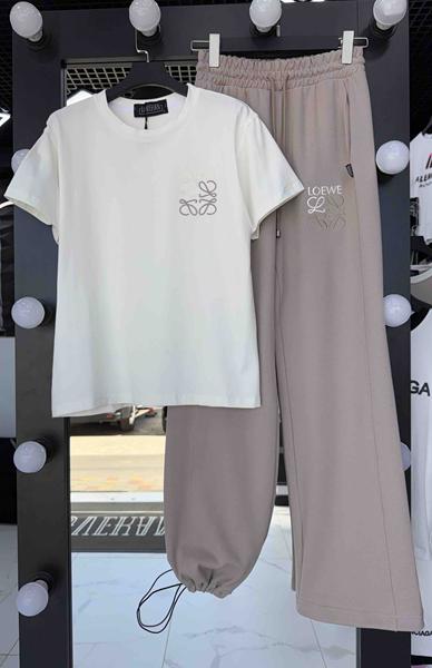 Костюм спорт LOVEKAN (S-L) 1709 beige (лето)