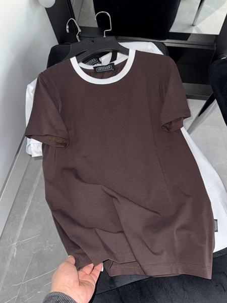 Футболка LOVEKAN (S-L) 1483 brown (лето)