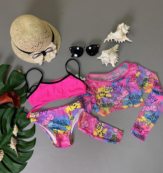 Комплект Sun&Sea (30-38) 1943 fuchsia (лето)