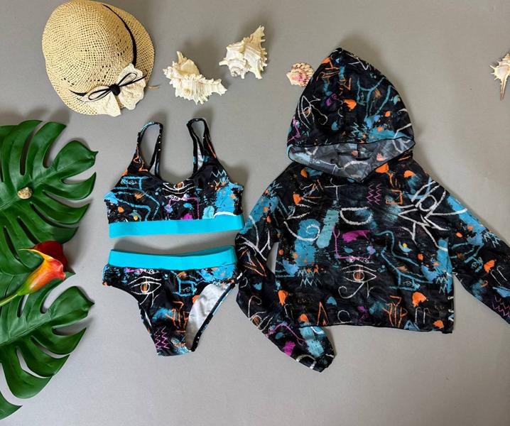 Комплект Sun&Sea (32-40) 0635 l.blue (лето)