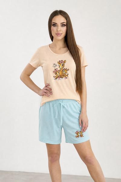 Пижама Trikotag (S-XL) 410144 beige (лето)