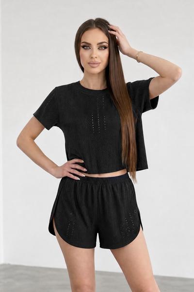 Пижама Trikotag (S-XL) 945 black (лето)