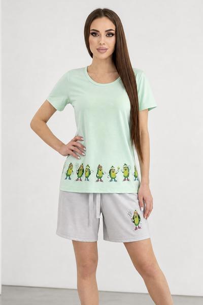 Пижама Trikotag (S-XL) 601156 l.green (лето)