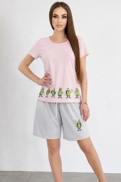 Пижама Trikotag (S-XL) 601156 pink (лето)