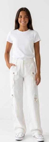 Штаны Malibu2 (13-16) ML246 white (деми)