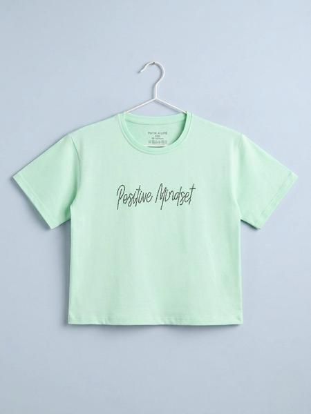 Футболка Dino (8-14) DN935 l.green (лето)