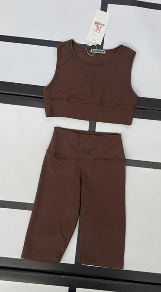 Костюм спорт Safi (116-140) 390 brown (лето)