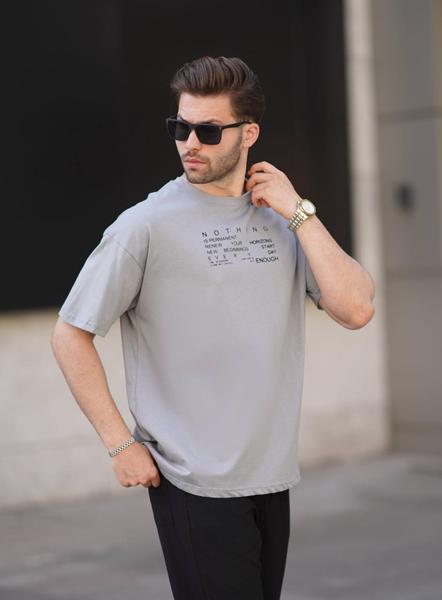 Футболка Hous Of Timur (M-2XL) HT2736 l.grey (лето)