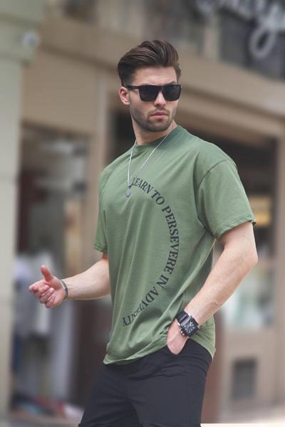 Футболка Hous Of Timur (M-2XL) HT2738 khaki (лето)
