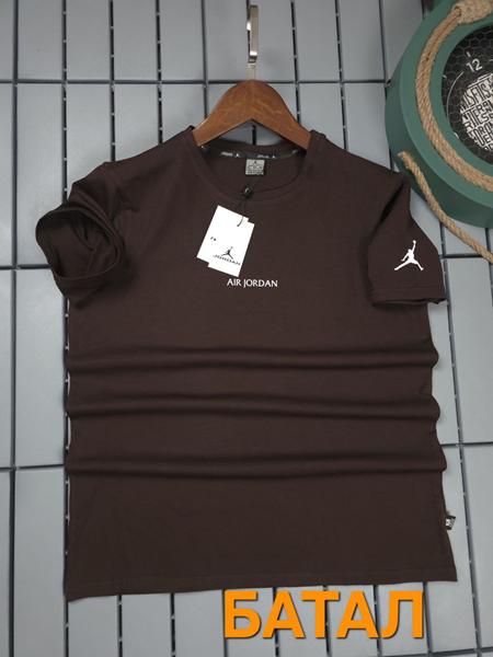 Футболка Hous Of Timur (3XL-7XL) HT2786 brown (лето)