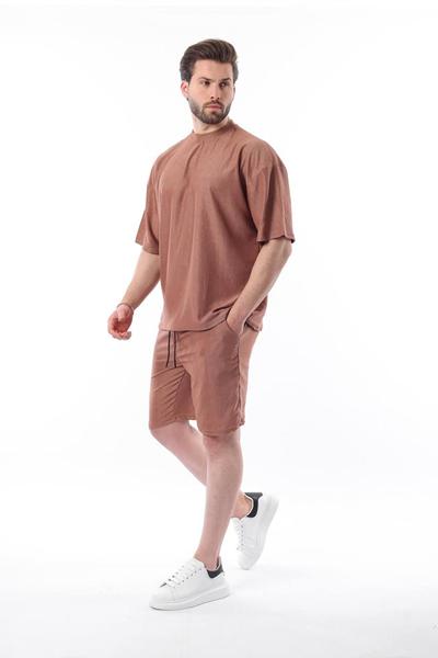 Костюм спорт Hous Of Timur (S-2XL) HT2817 brown (лето)