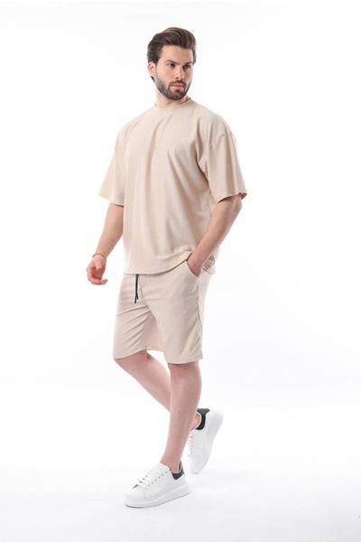 Костюм спорт Hous Of Timur (S-2XL) HT2819 beige (лето)