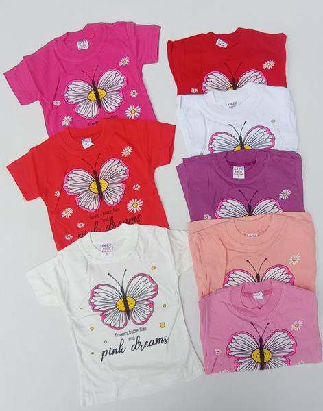 Футболка Meloria (1-3) ML6507 d.pink (лето)