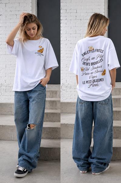 Футболка Karolina (32-42) KR662 white (лето)