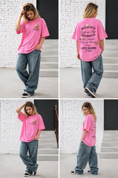Футболка Karolina (32-42) KR664 pink (лето)
