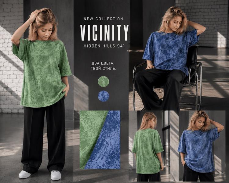 Футболка Karolina (32-42) KR680 blue (лето)