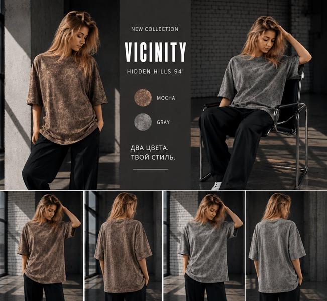 Футболка Karolina (34-42) KR682 grey (лето)