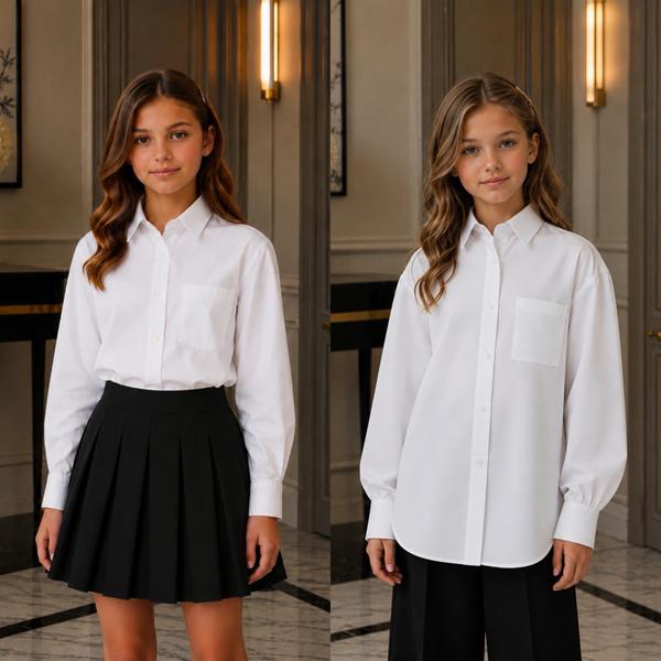 Рубашка Karolina (32-42) KR747 white (деми)