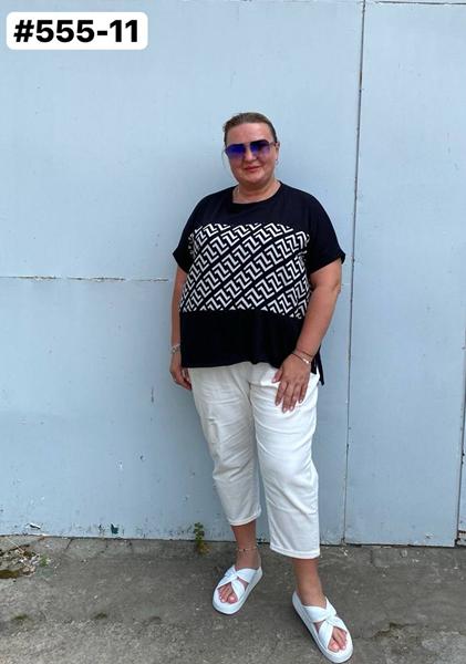 Футболка BAT (52-60) 555-11 black (лето)