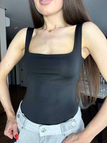 Боди Arina (42-48) 1747 black (лето)