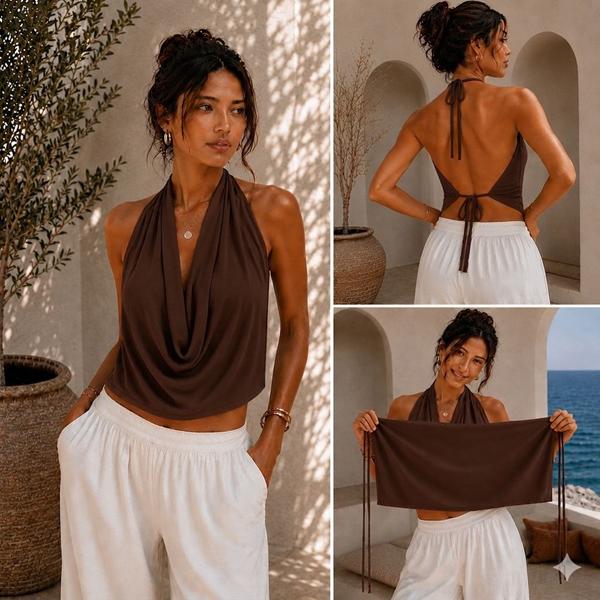 Топ Arina (one size) 1766 brown (лето)