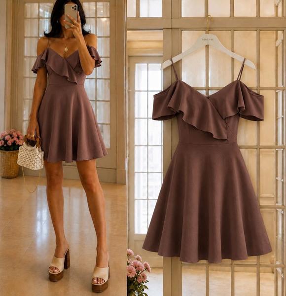 Платье Arina (42-46) 3132 brown (лето)