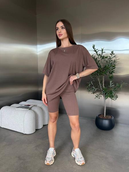 Костюм Arina (42-48) 4274 brown (лето)