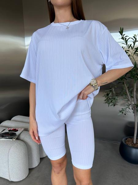 Костюм Arina (42-48) 4274 white (лето)