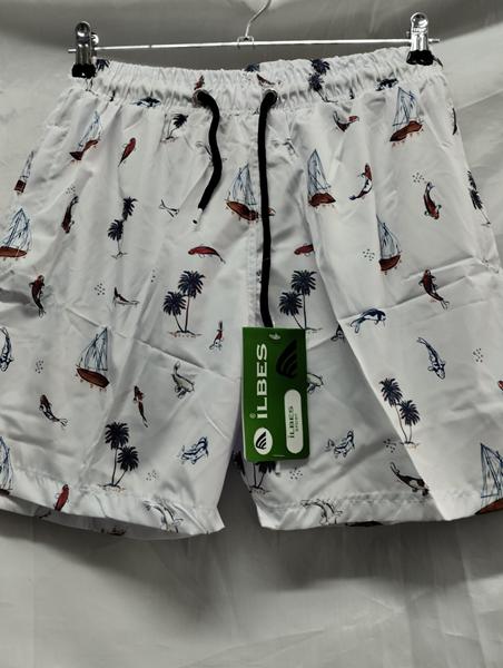 Шорты Panda (S-2XL) 1913 white (лето)