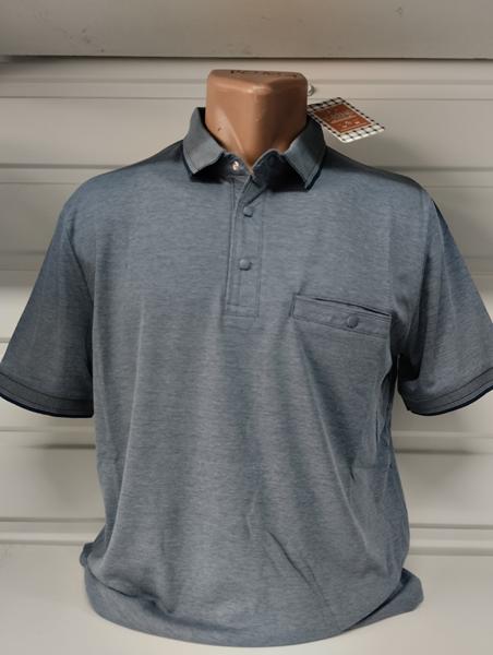 Футболка Panda (4XL-7XL) 1923 grey (лето)
