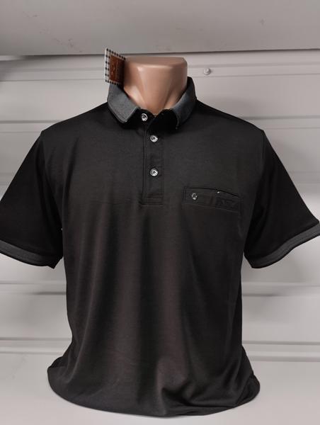 Футболка Panda (4XL-7XL) 1925 black (лето)