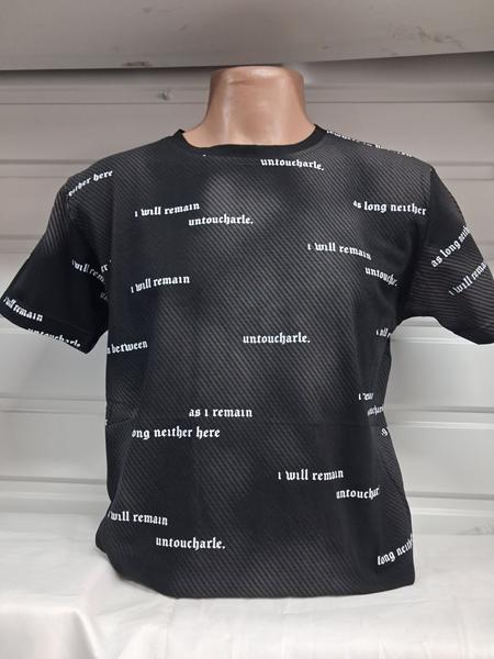 Футболка Panda (S-2XL) 1938 black (лето)