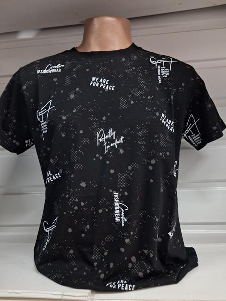 Футболка Panda (S-2XL) 1940 black (лето)