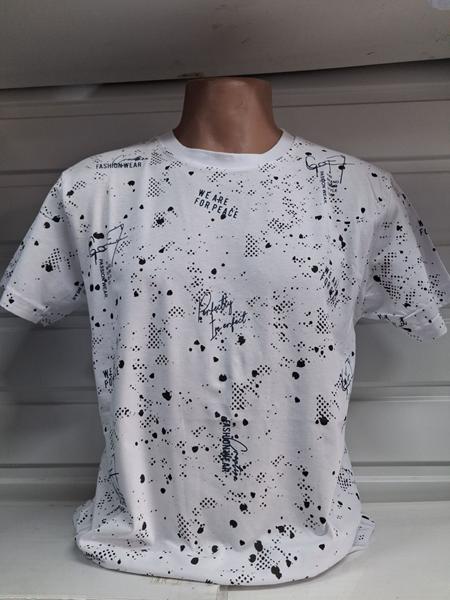 Футболка Panda (S-2XL) 1942 white (лето)