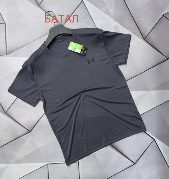 Футболка Rassul (XL-5XL) 67529 d.grey (лето)