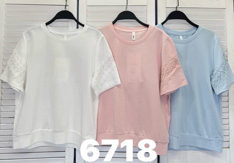 Футболка DIVO (one size) 6718 l.blue (лето)