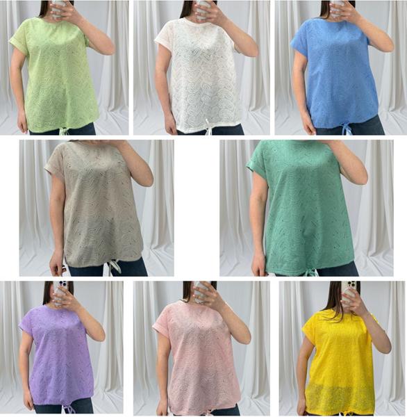 Футболка Elena&Vika (48-54) 25048 lilac (лето)
