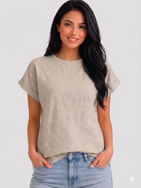 Футболка Elena&Vika (48-54) 26006 grey (лето)