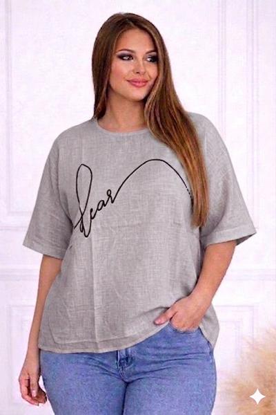 Футболка Elena&Vika (50-56) 26112 grey (лето)