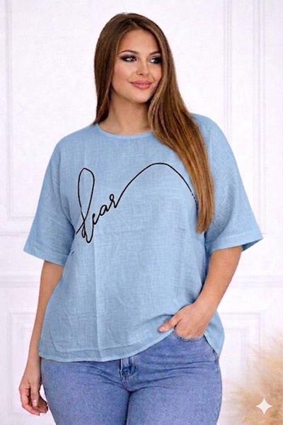 Футболка Elena&Vika (50-56) 26112 l.blue (лето)