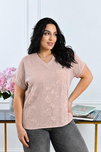 Футболка Elena&Vika (52-54) 26121 l.beige (лето)