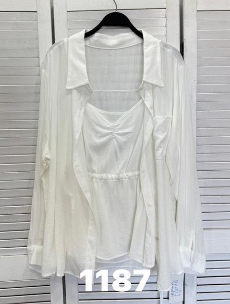 Рубашка DIVO (one size) 1187 white (деми)