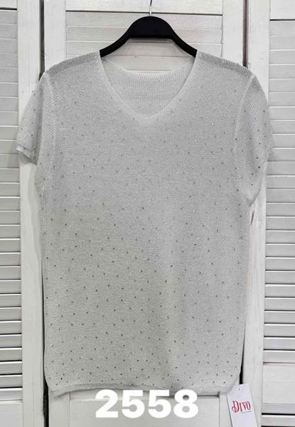 Футболка DIVO (one size) 2558 white (лето)
