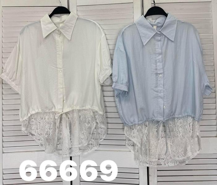 Рубашка DIVO (one size) 66669 l.blue (лето)