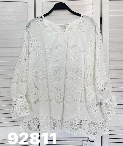Блузка DIVO (one size) 92811 white (деми)