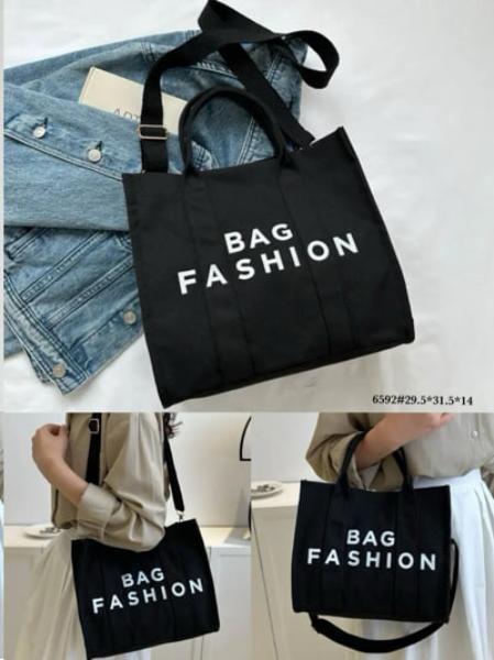 Сумка Fashion Bag (32*30*14) 6592 black (лето)