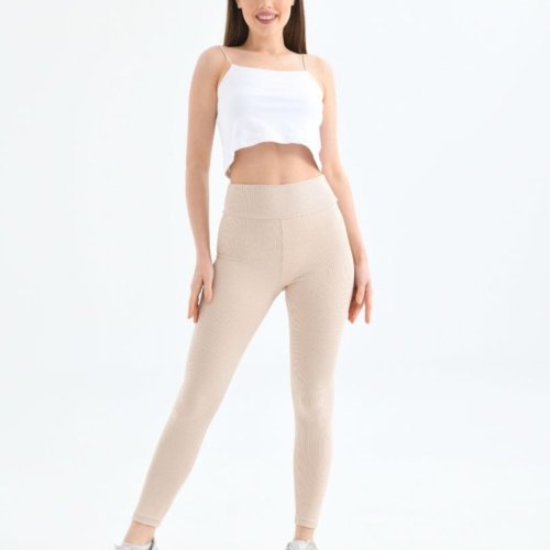 Лосины Red Hat clothes (S-XL) 6000 beige (деми) Red Hat clothes 6000 beige