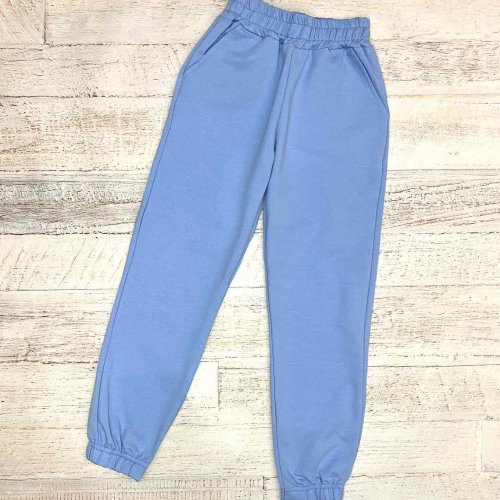 Штаны спорт LiMa kids (128-152) 2449 l.blue (деми) LiMa kids 2449 l.blue