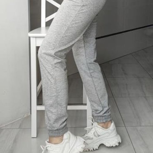 Штаны спорт Sport style (S-XL) 1023 grey-old-1 (деми) Sport style 1023 grey-old-1