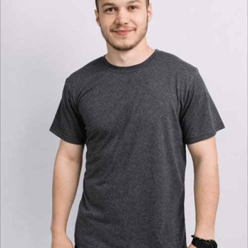 Футболка Sport style (M-2XL) 08 d.grey-old-1 (лето) Sport style 08 d.grey-old-1